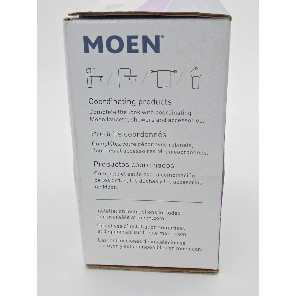 Moen Iso Chrome Robe Hook DN0703CH Modern Wall Mount Bathroom Accessory New
